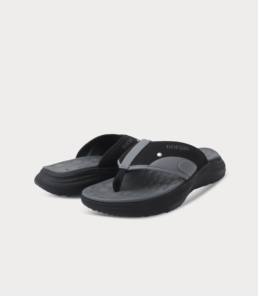 Men Chappal-BLACK - Image 3