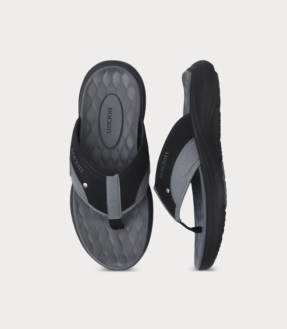 Men Chappal-BLACK - Image 4