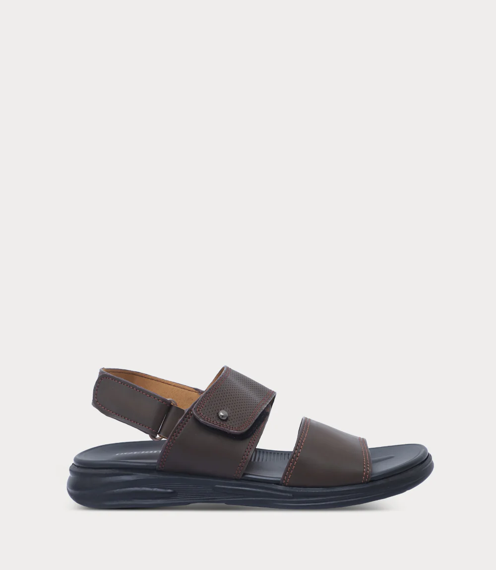 Men Sandal-DARK BROWN