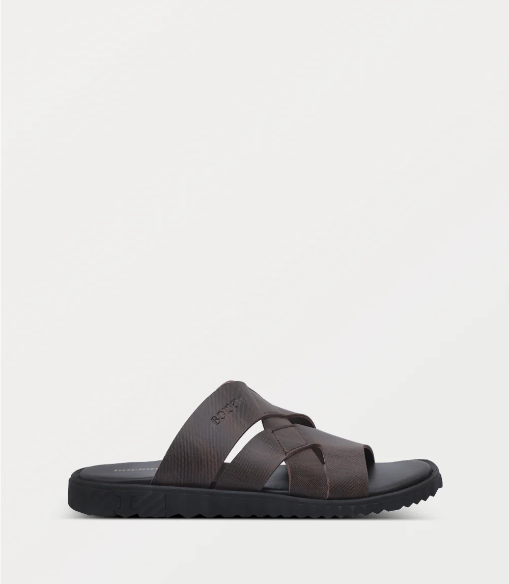 Men Slipper-BROWN