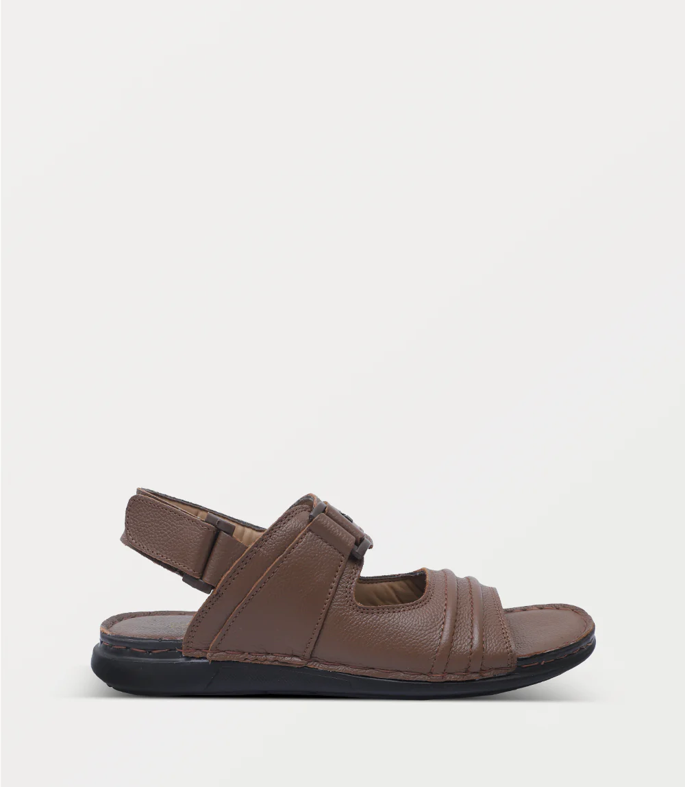 Men Sandal-BROWN