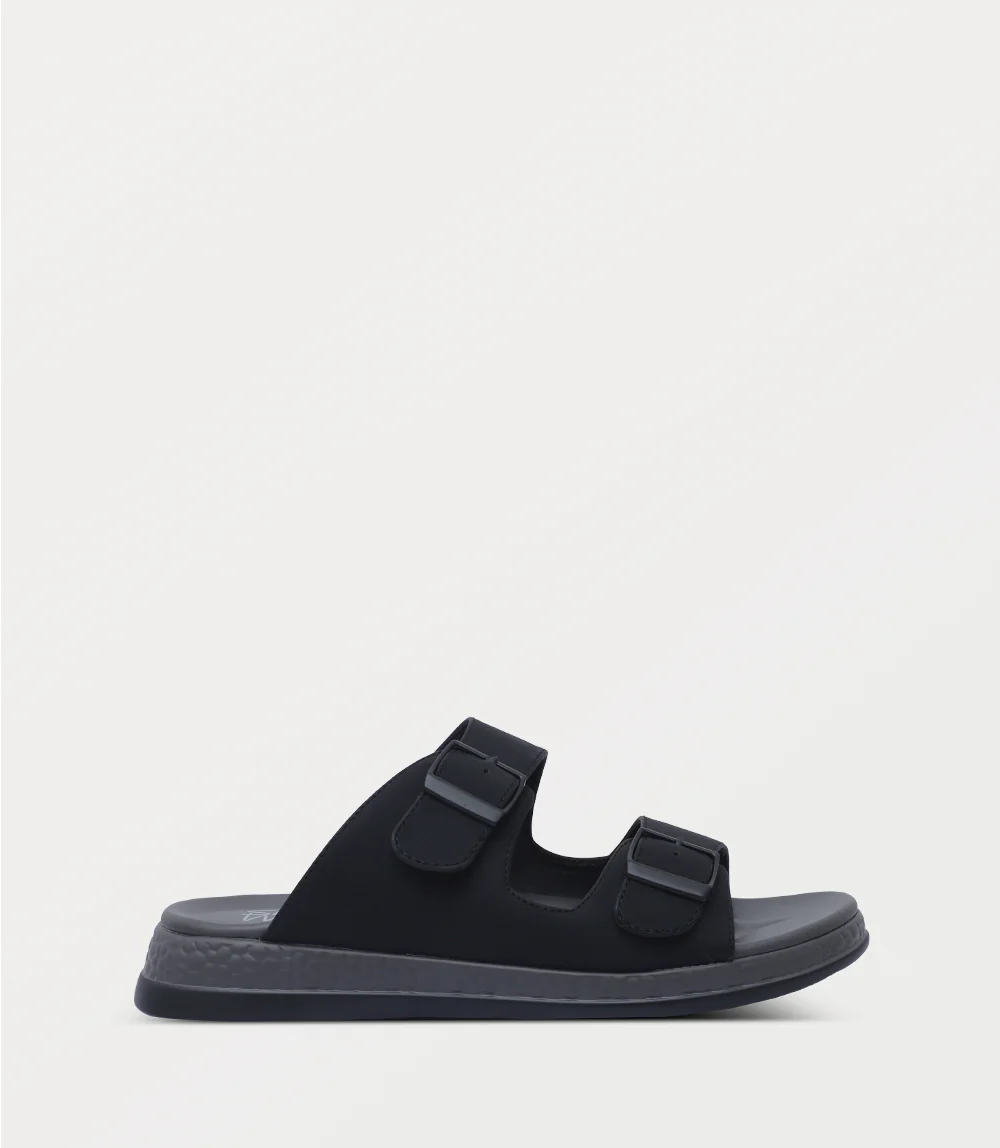 Men Slipper-BLACK
