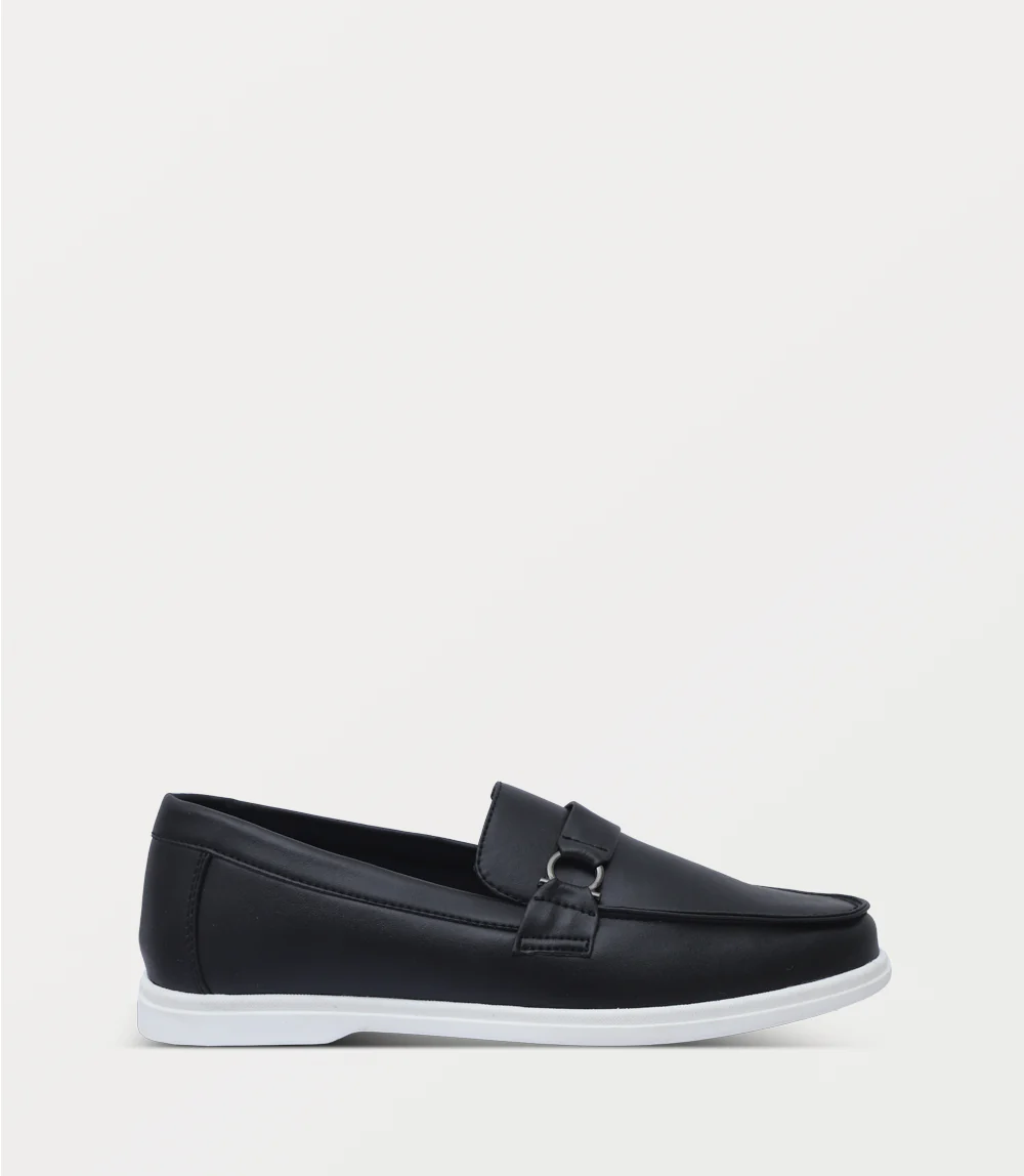Men Slip On-BLACK