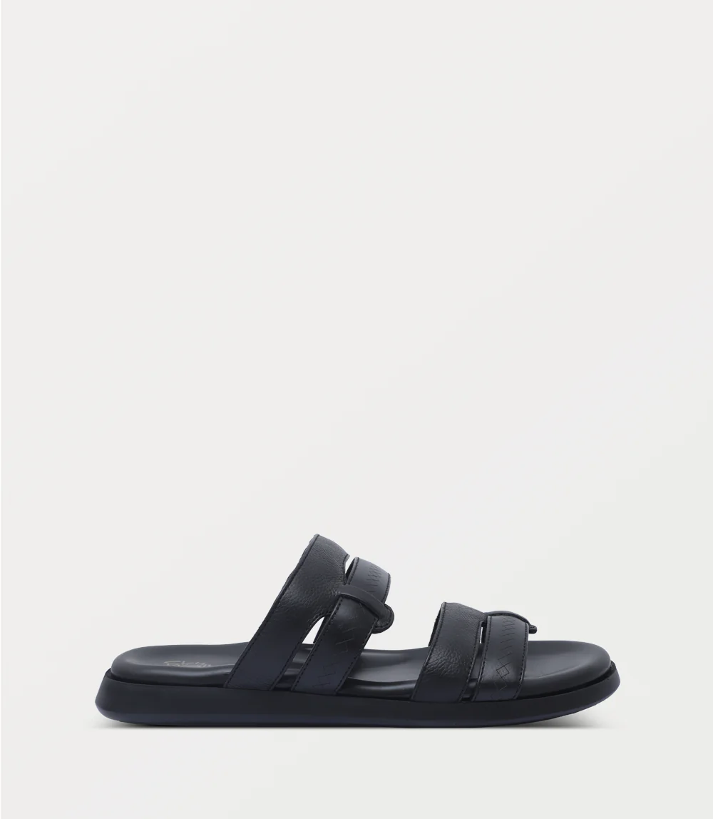 Men Slipper-BLACK