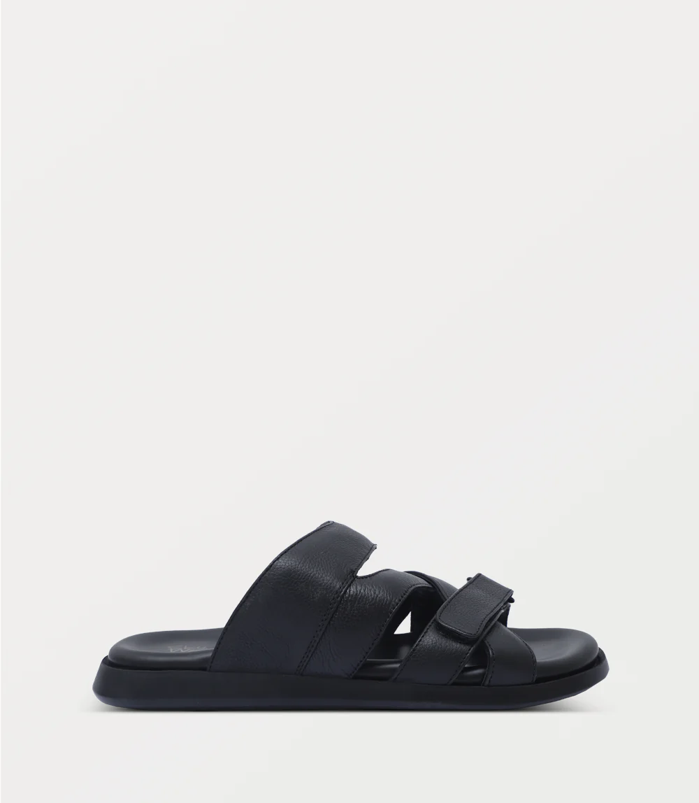 Men Slipper-BLACK