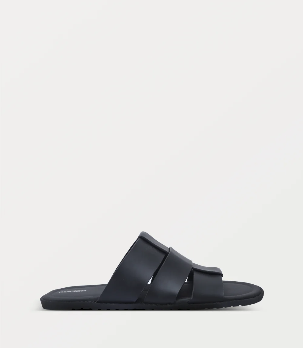 Men Slipper-BLACK