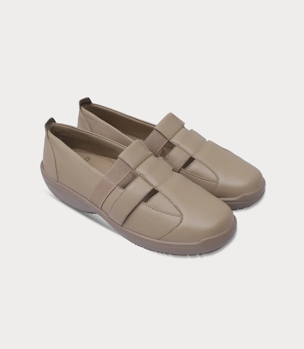 Women Moccasin-BEIGE - Image 2