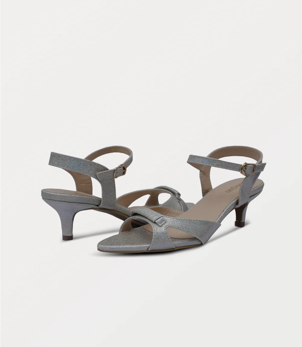 Women Sandal Heels-GOLDEN - Image 3