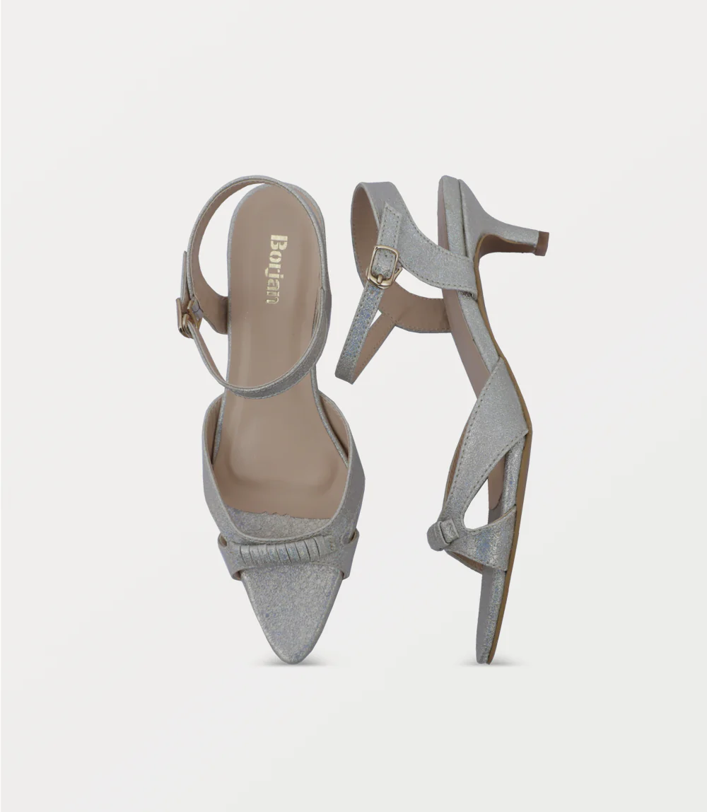 Women Sandal Heels-GOLDEN - Image 4