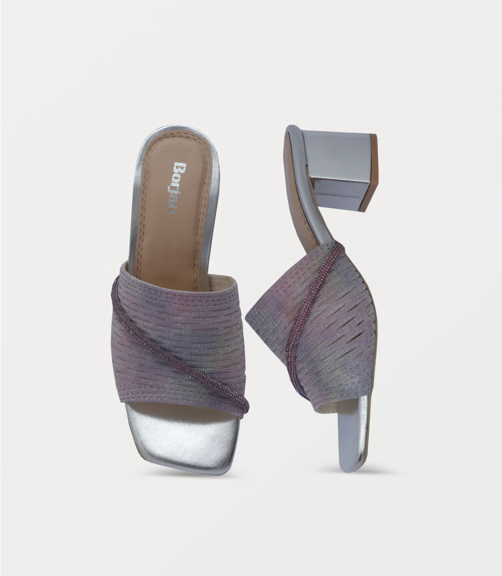 Women Slipper Heels-LILAC - Image 4