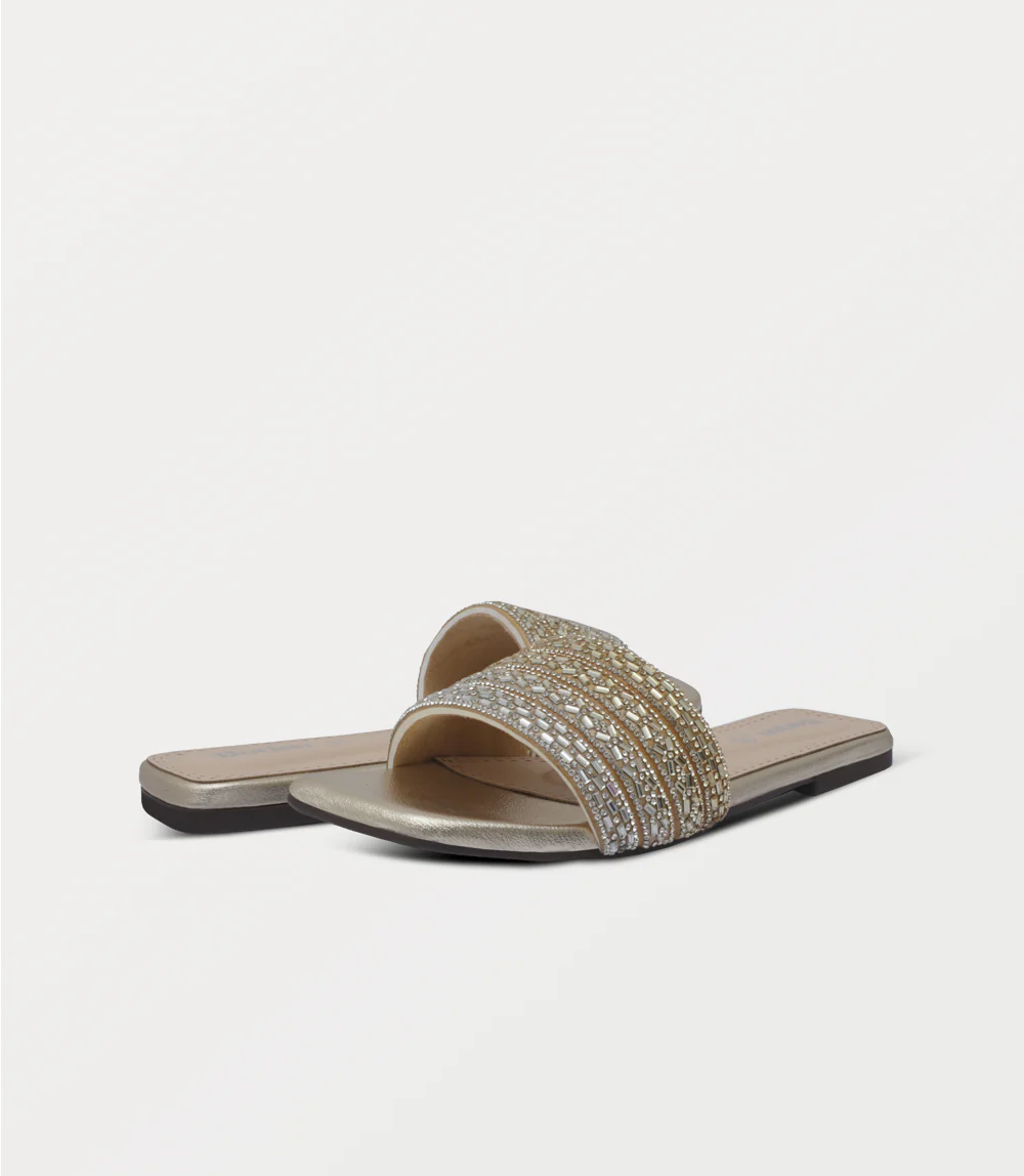 Women Slipper-GOLDEN - Image 3