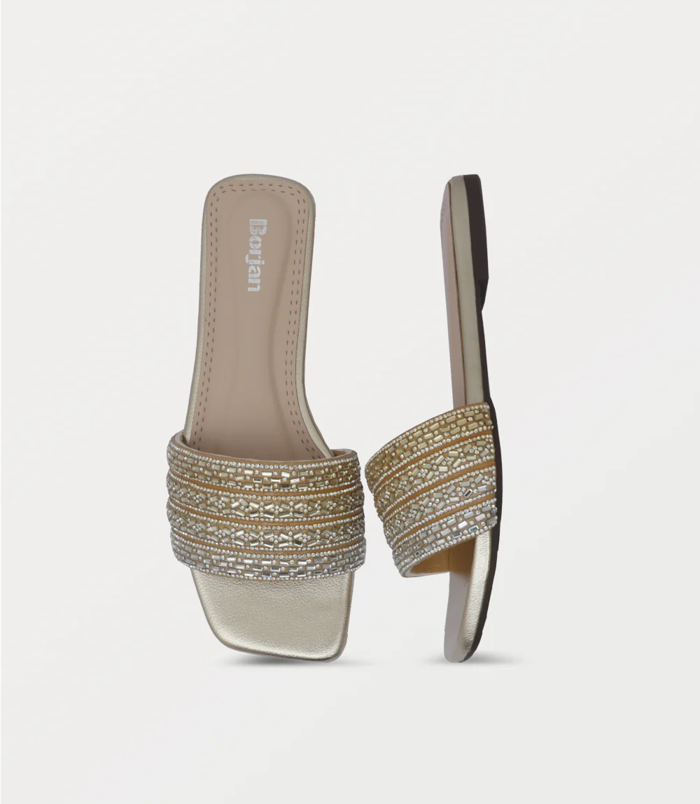 Women Slipper-GOLDEN - Image 4