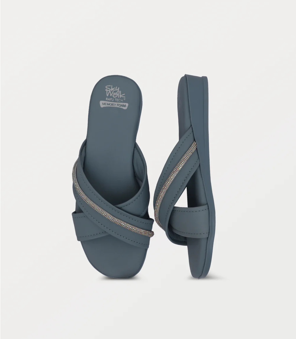 Women Slipper-SKY BLUE - Image 4