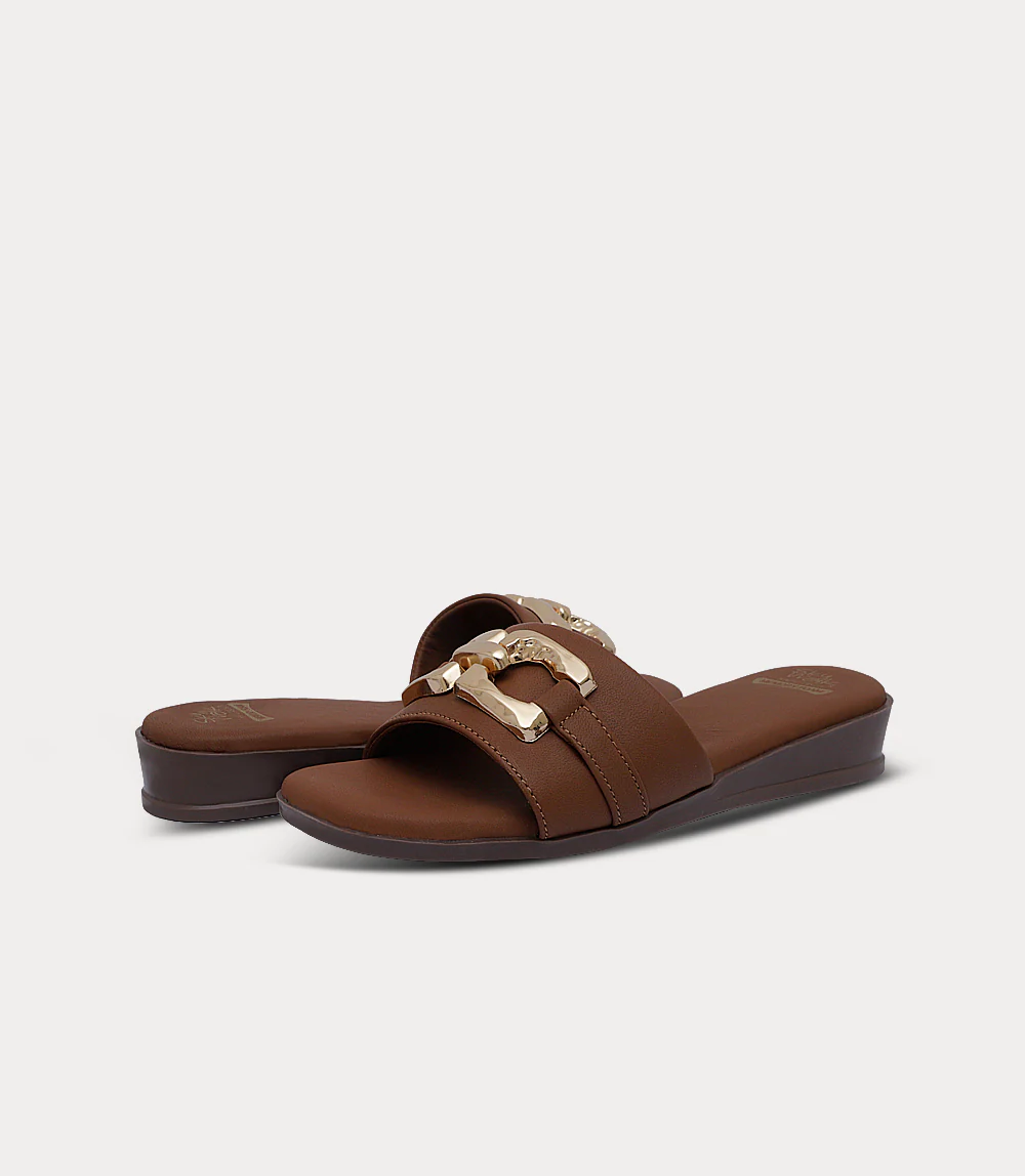 Women Slipper-TAN - Image 3