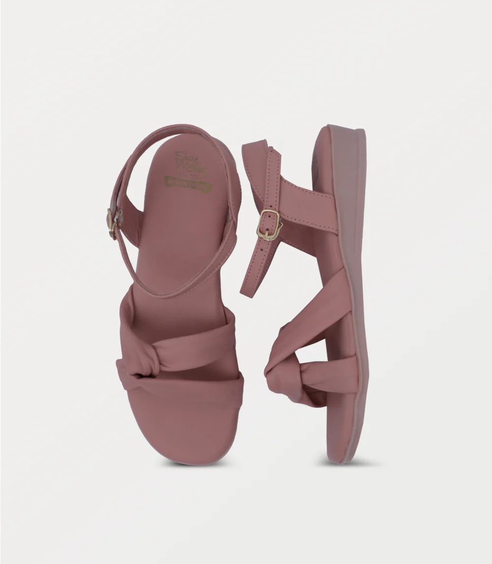 Women Sandal-TEA PINK - Image 4
