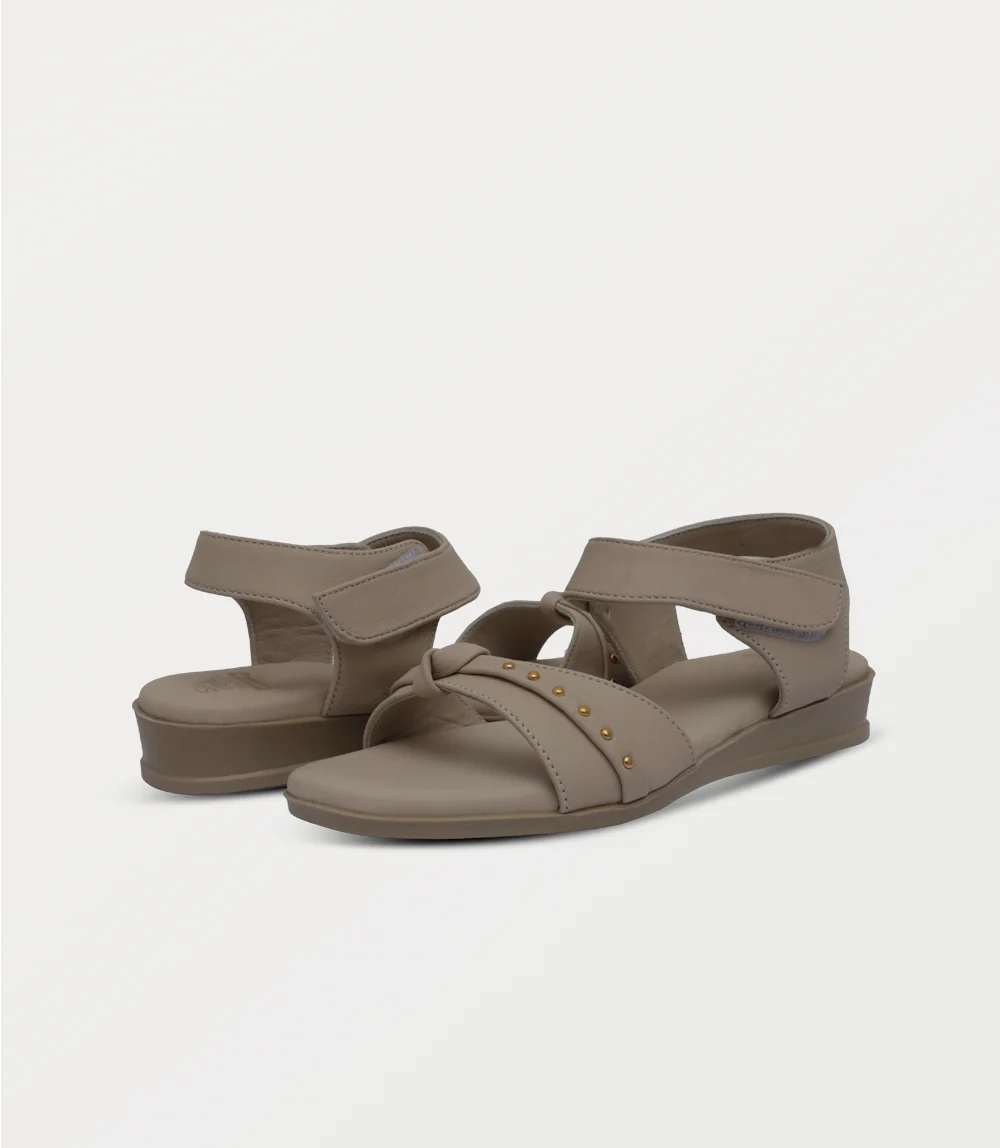 Women Sandal-FAWN - Image 3