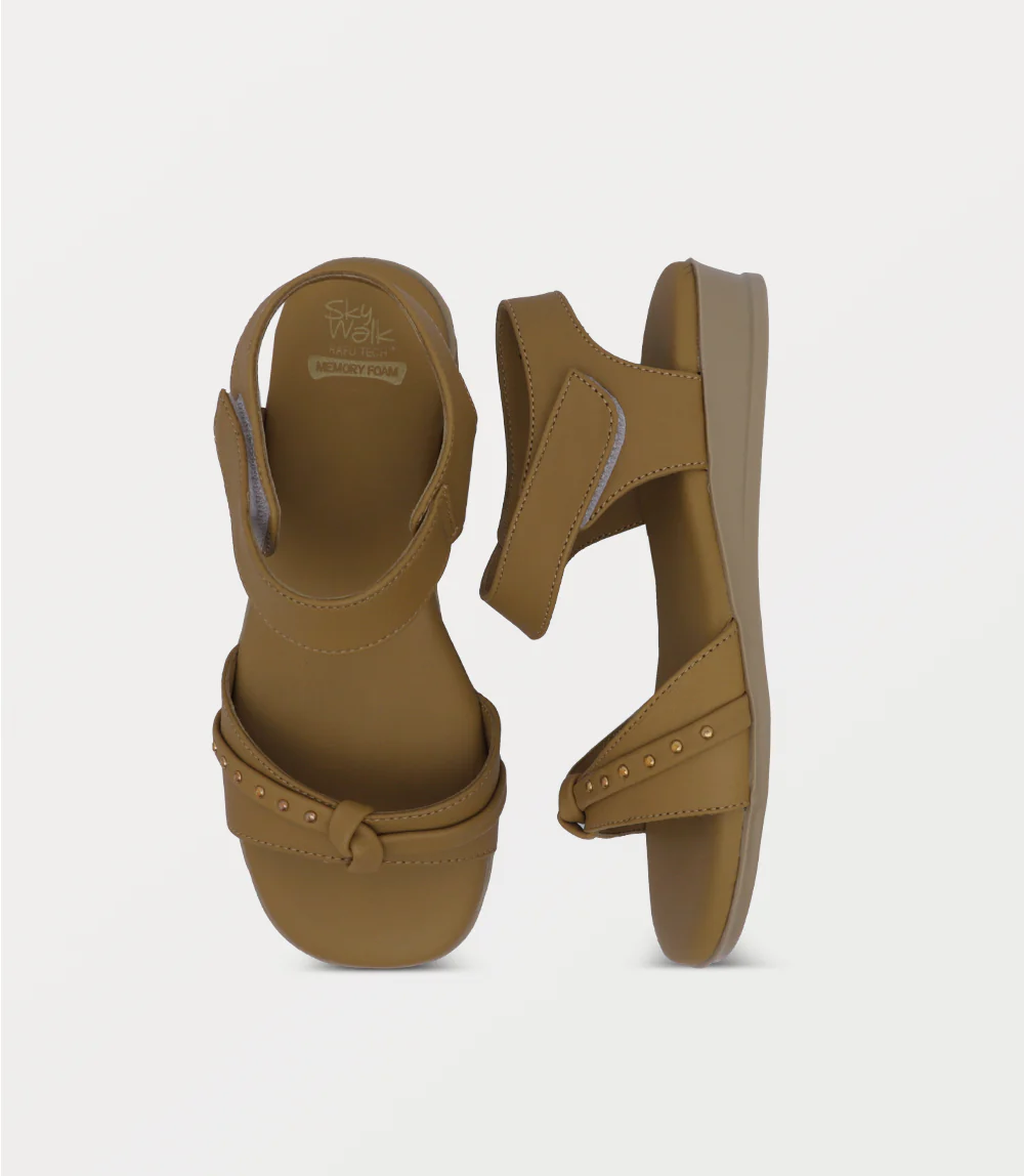 Women Sandal-MUSTARD - Image 4