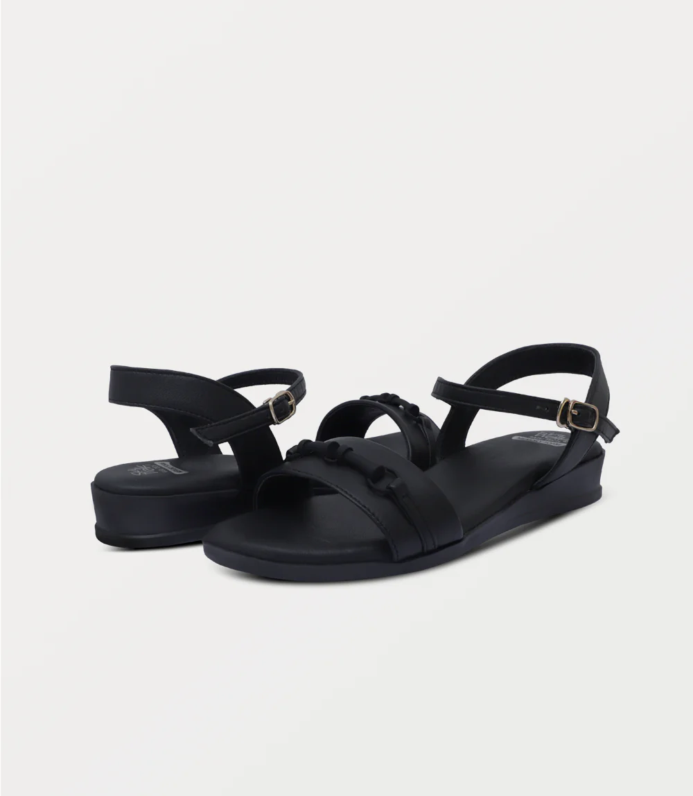 Women Sandal-BLACK - Image 3
