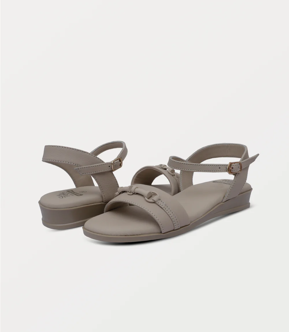 Women Sandal-FAWN - Image 3