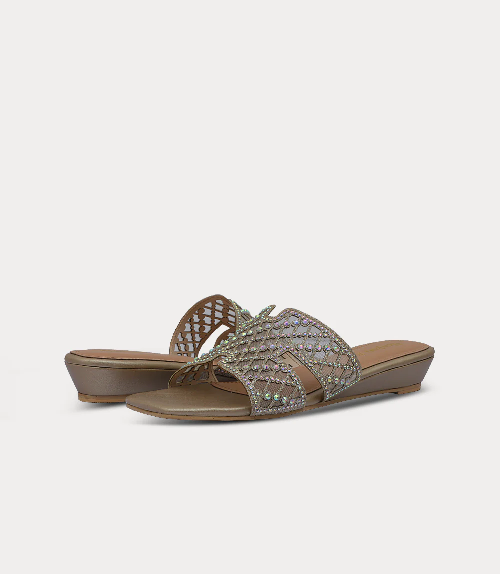 Women Slipper-GOLDEN - Image 3