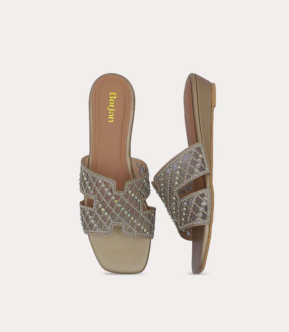Women Slipper-GOLDEN - Image 4