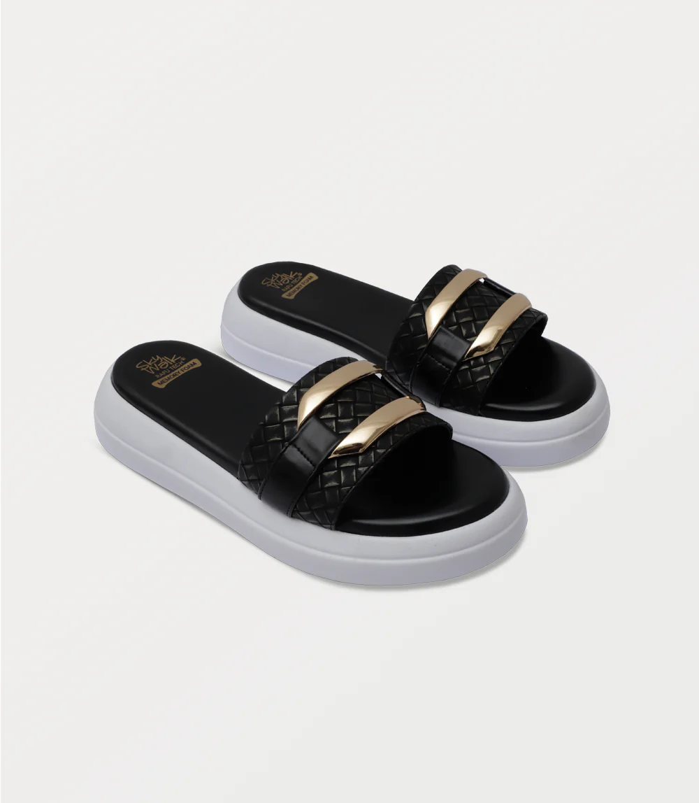 Women Comfort Slipper-BLACK - Image 2