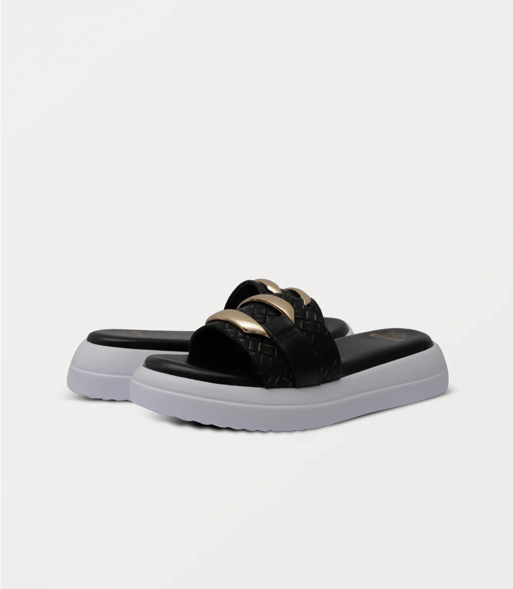 Women Comfort Slipper-BLACK - Image 3