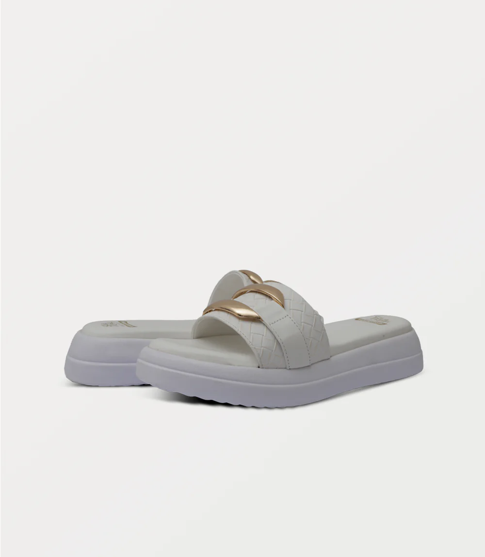 Women Comfort Slipper-WHITE - Image 3