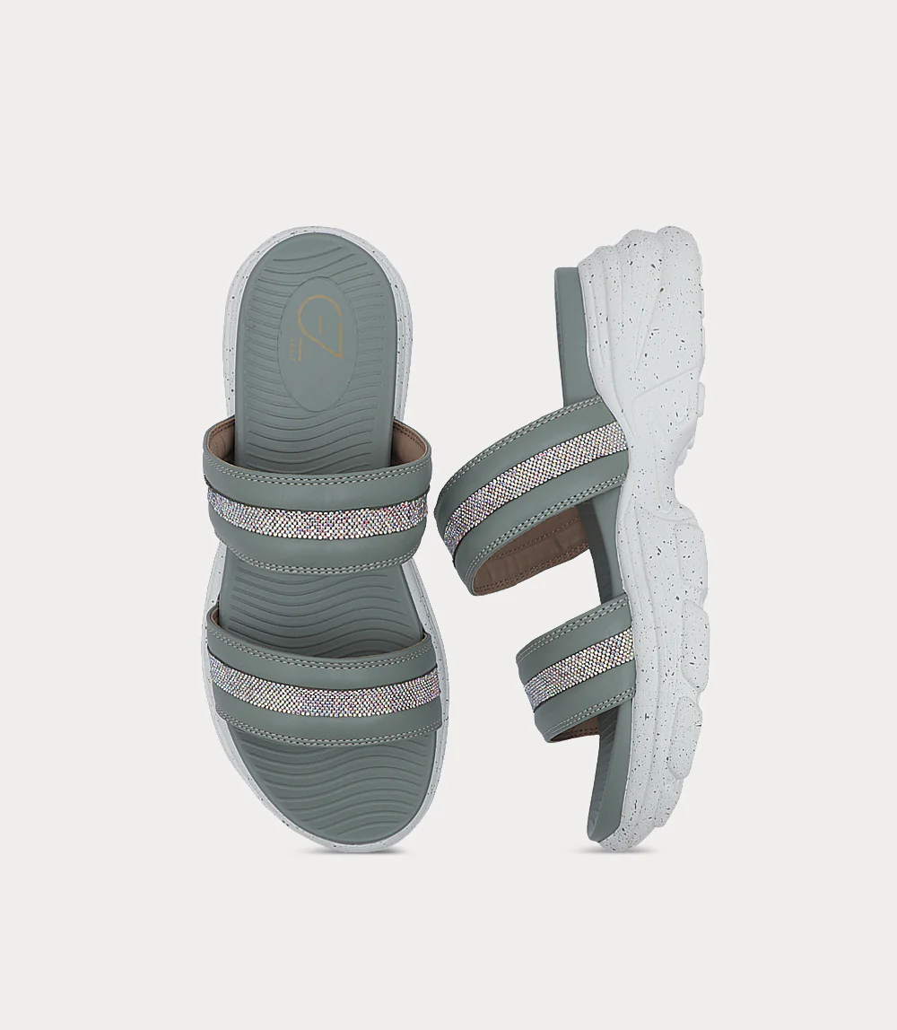 Women Comfort Slipper-MINT - Image 4