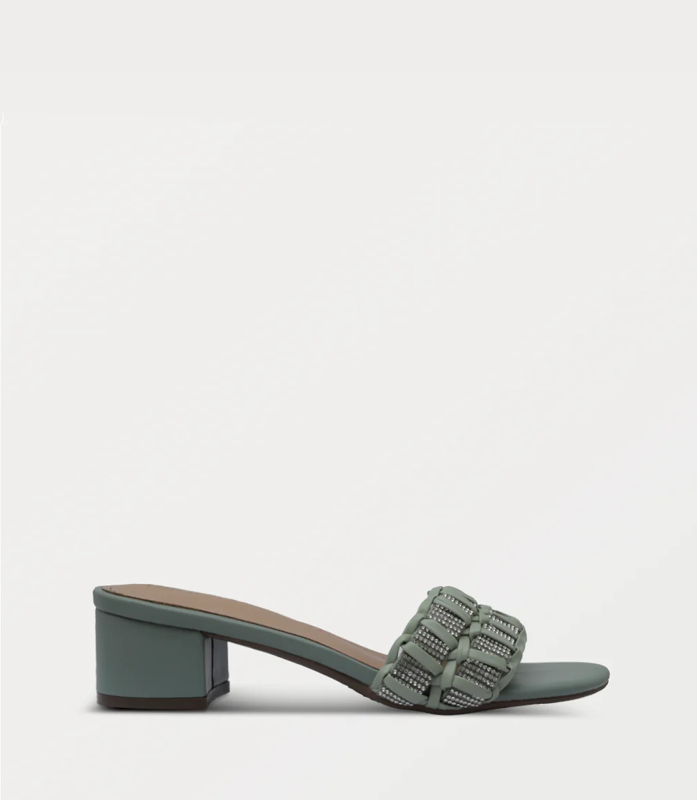 Women Slipper Heels-MINT