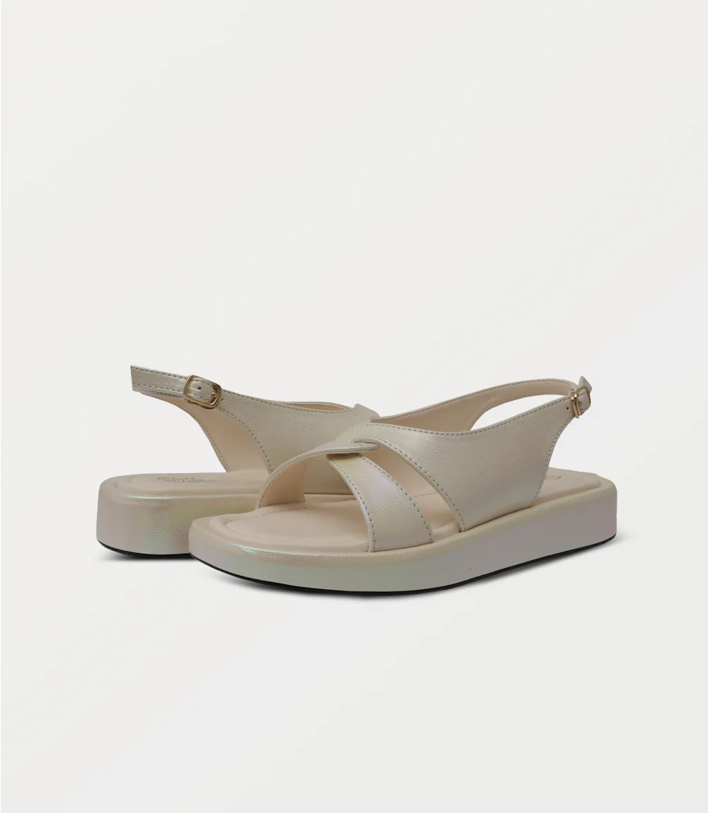 Women Comfort Sandal-BEIGE - Image 3