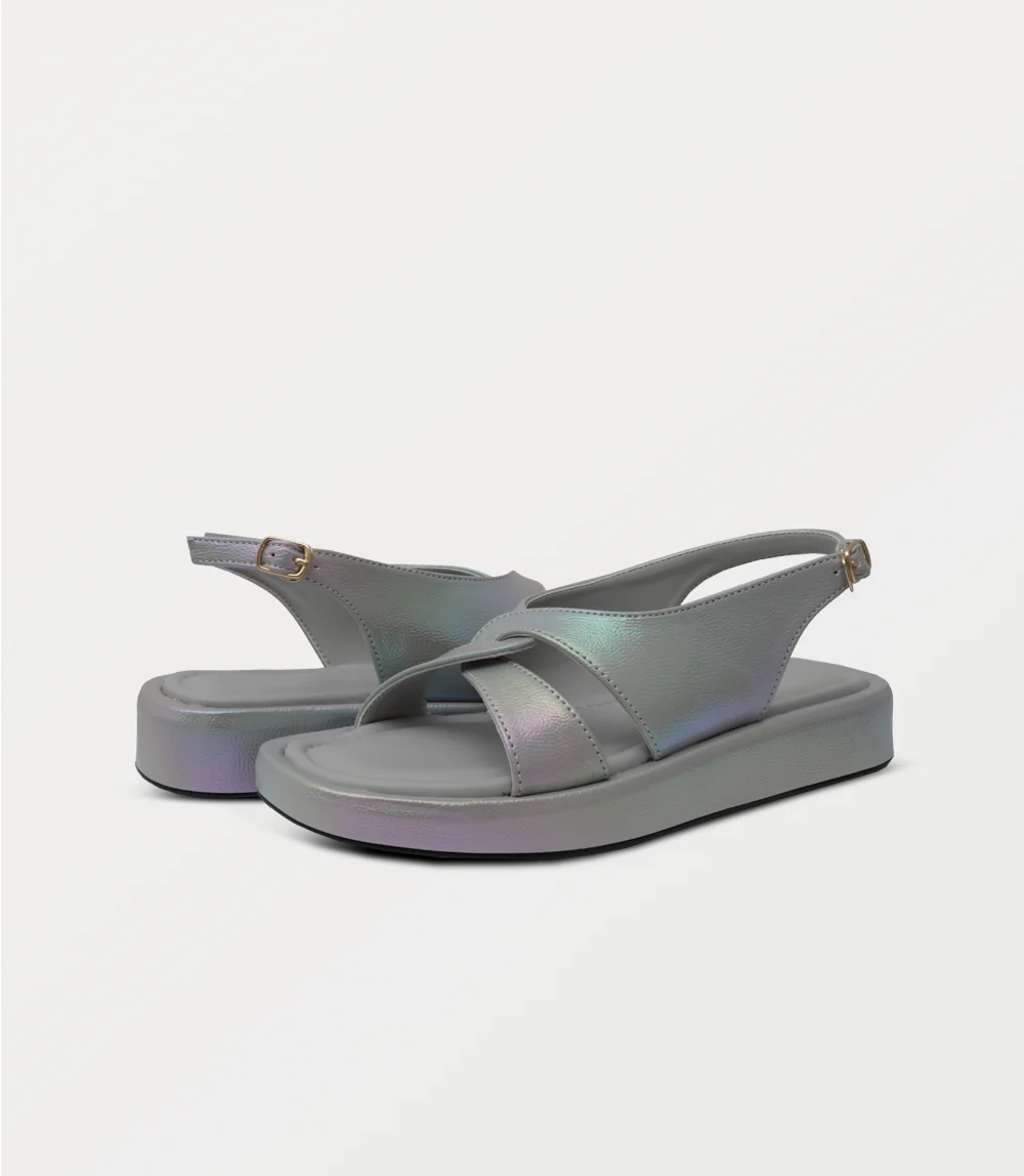 Women Comfort Sandal-GREY - Image 3