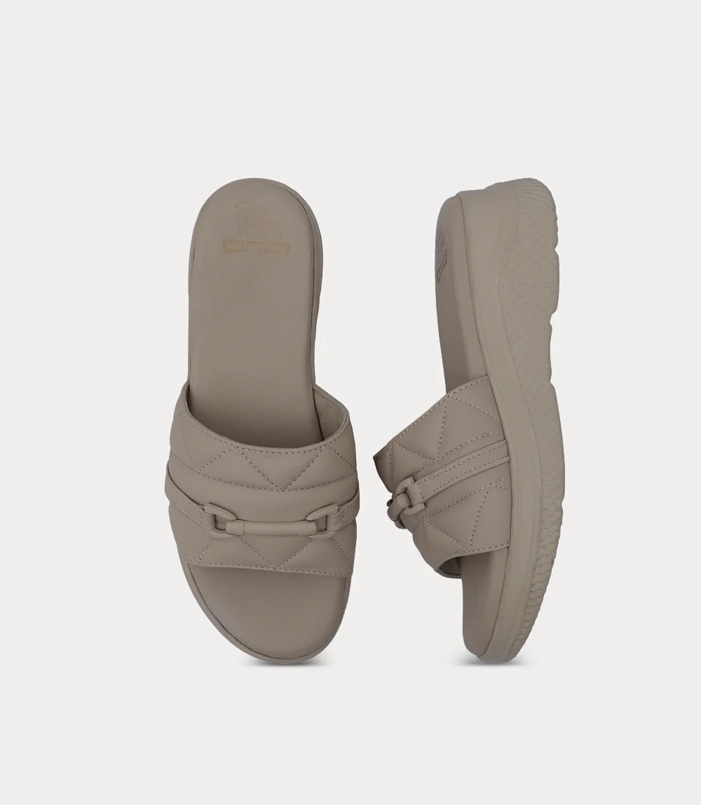 Women Comfort Slipper-FAWN - Image 4