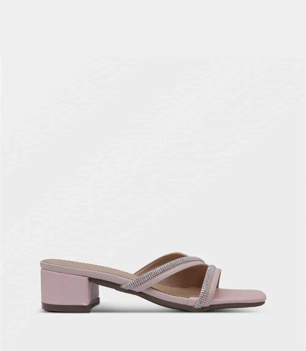 Women Slipper Heels-PINK