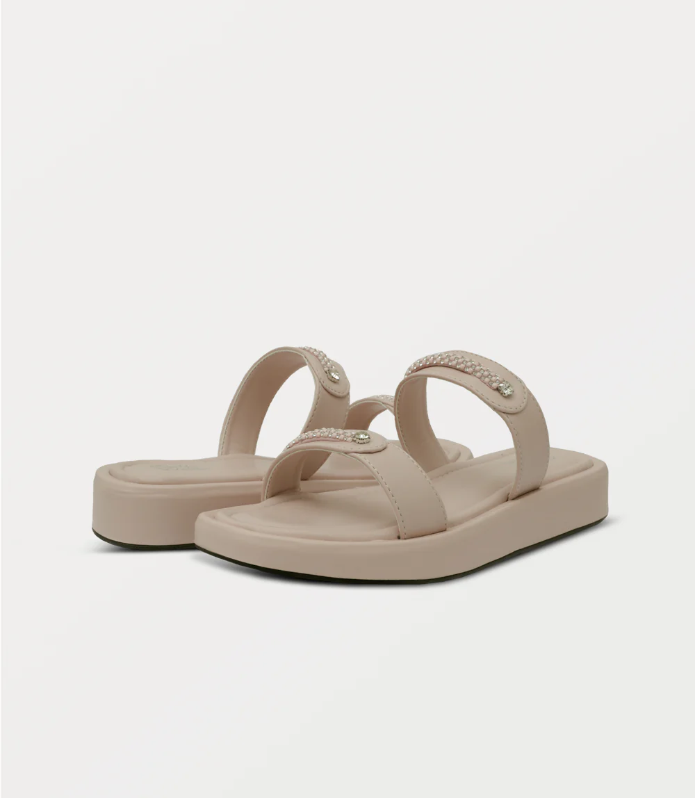 Women Comfort Slipper-BEIGE - Image 3