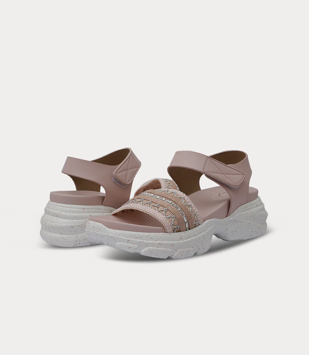 Women Platform Sandal-PINK - Image 3