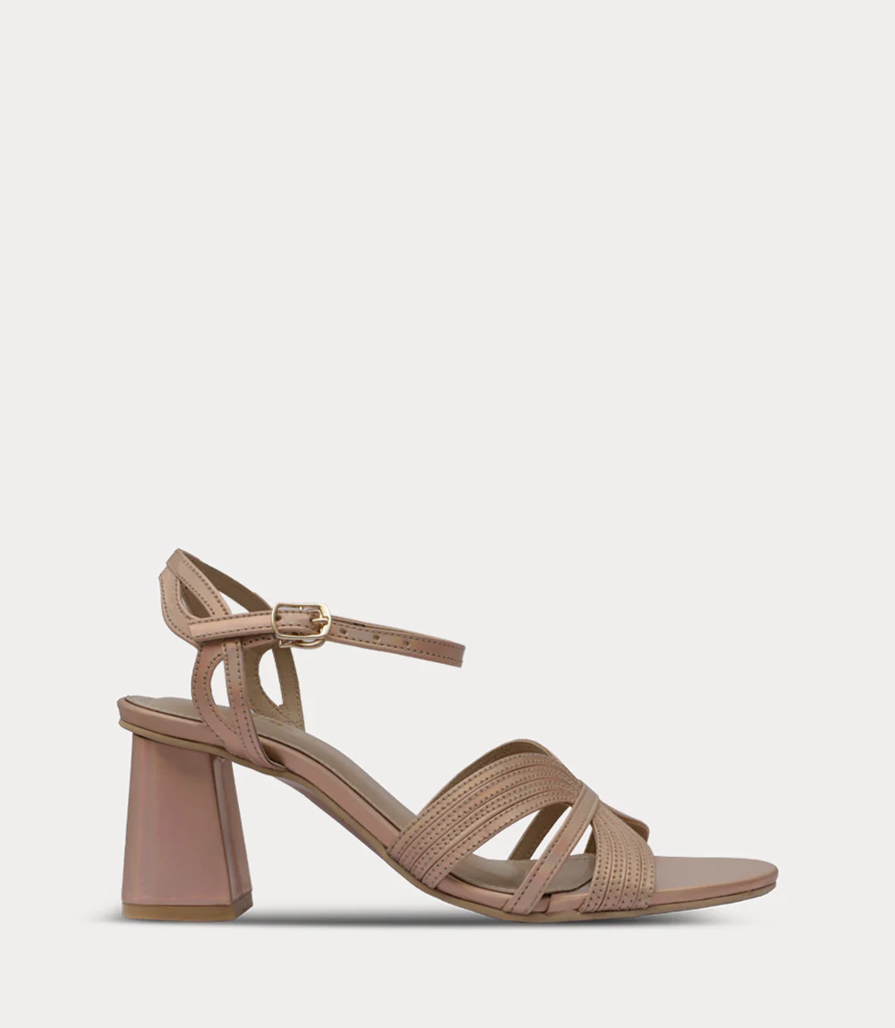 Women Sandal Heels-BEIGE