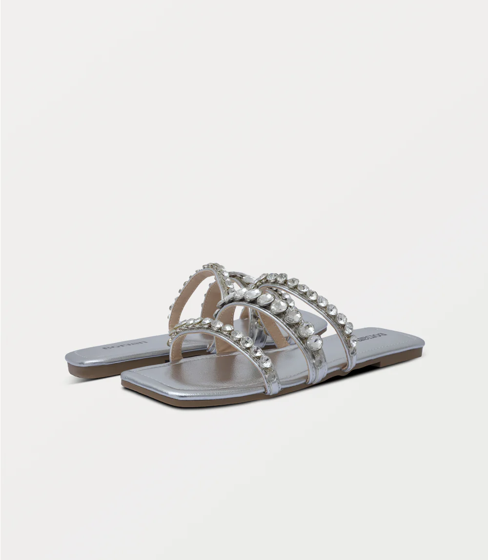 Women Slipper-SILVER - Image 3