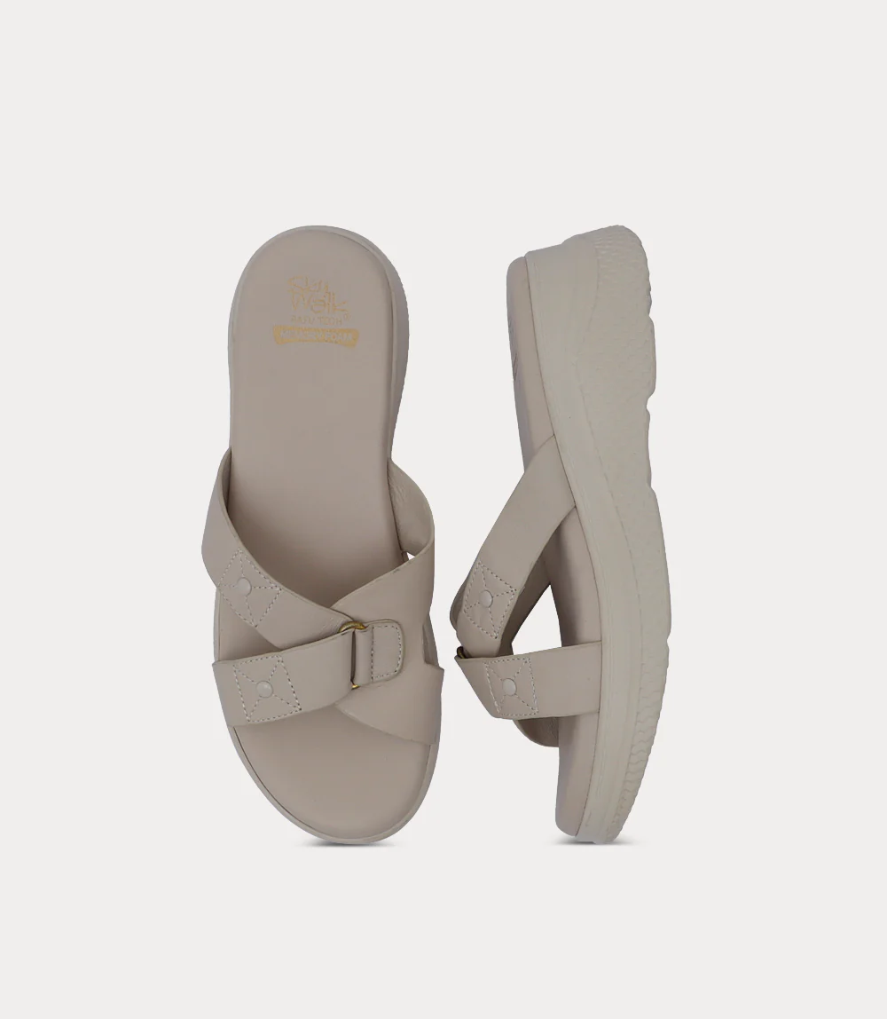 Women Comfort Slipper-FAWN - Image 4