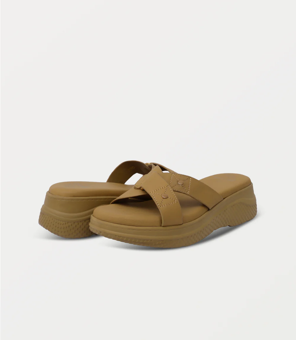 Women Comfort Slipper-MUSTARD - Image 3