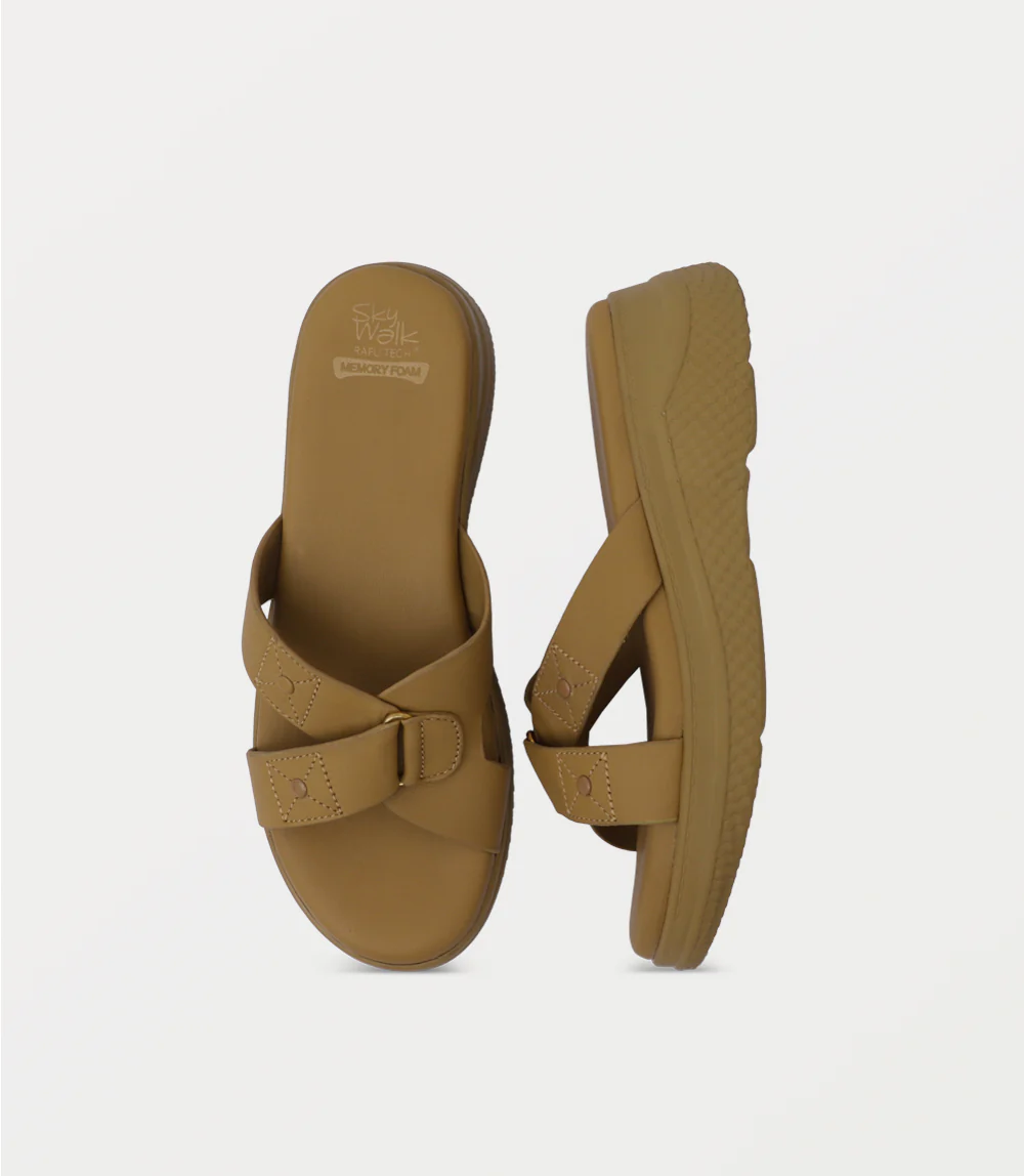 Women Comfort Slipper-MUSTARD - Image 4
