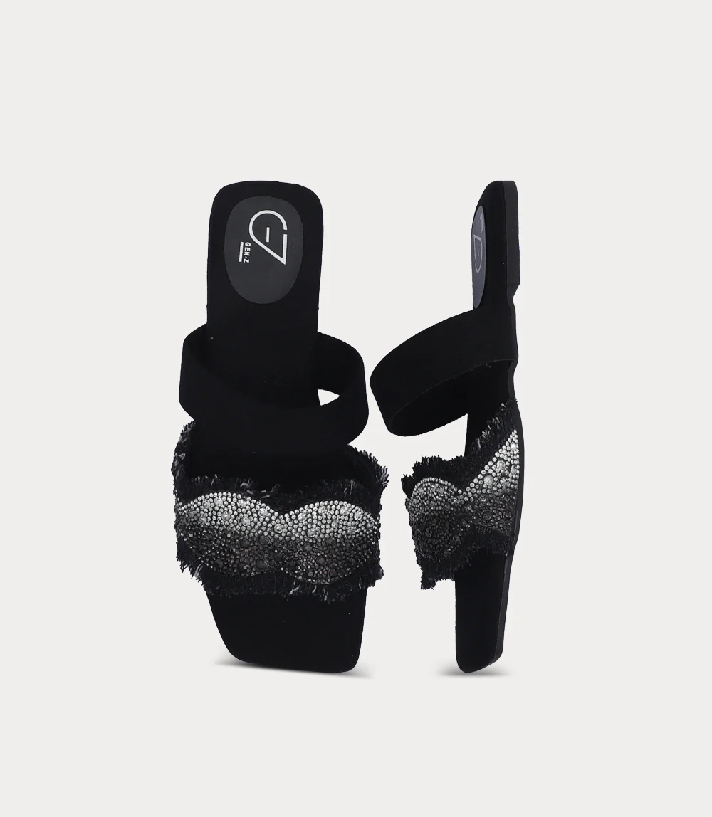 Women Slipper-BLACK - Image 4
