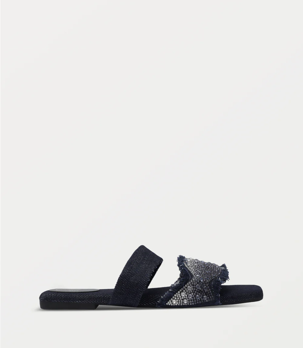 Women Slipper-DENIM BLUE
