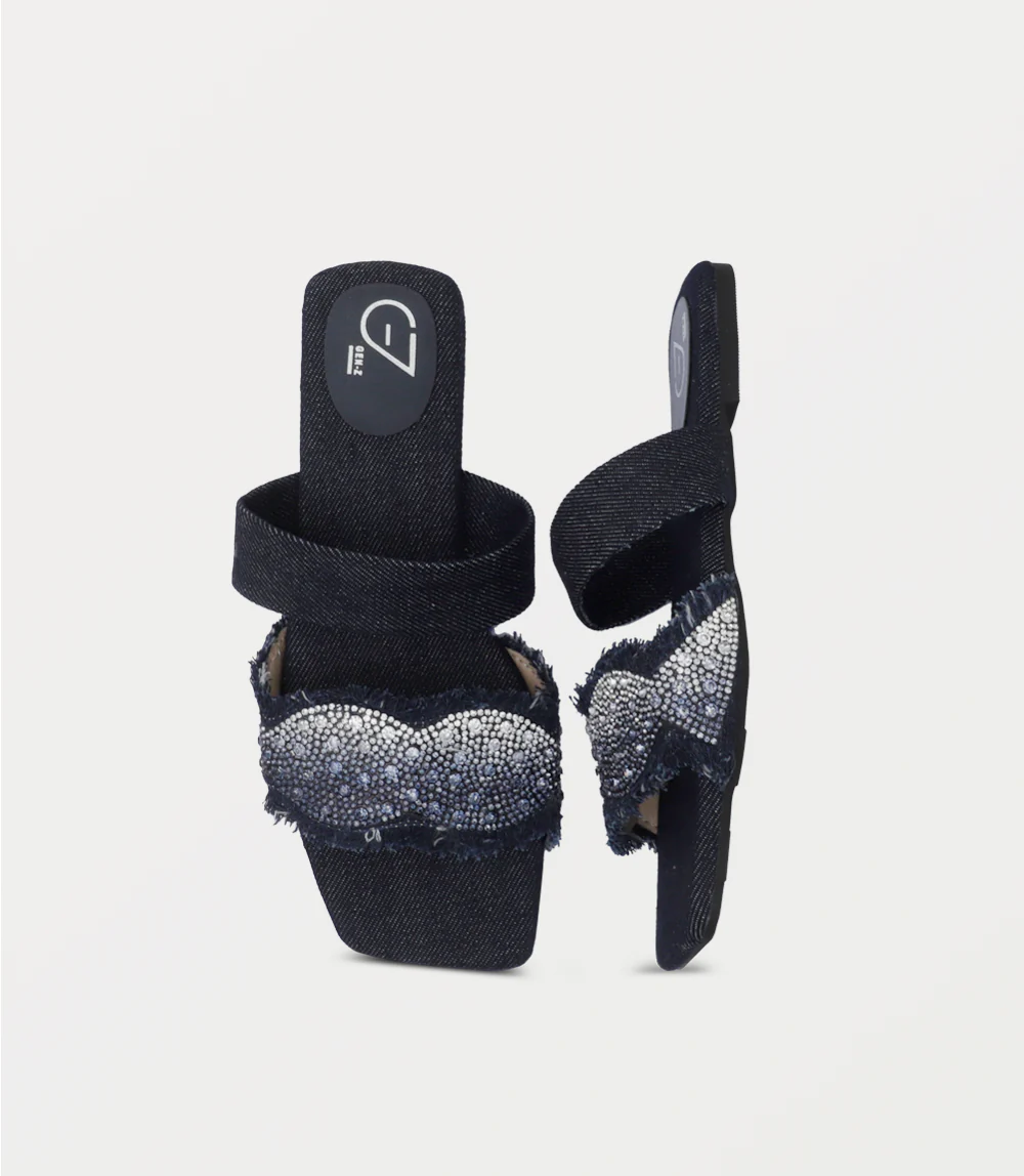 Women Slipper-DENIM BLUE - Image 4