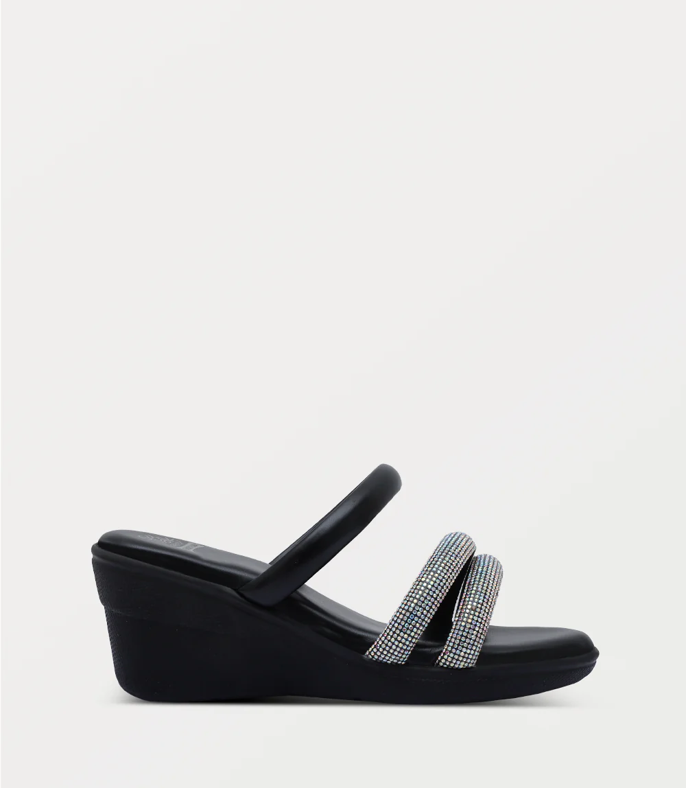 Women Comfort Slipper-BLACK