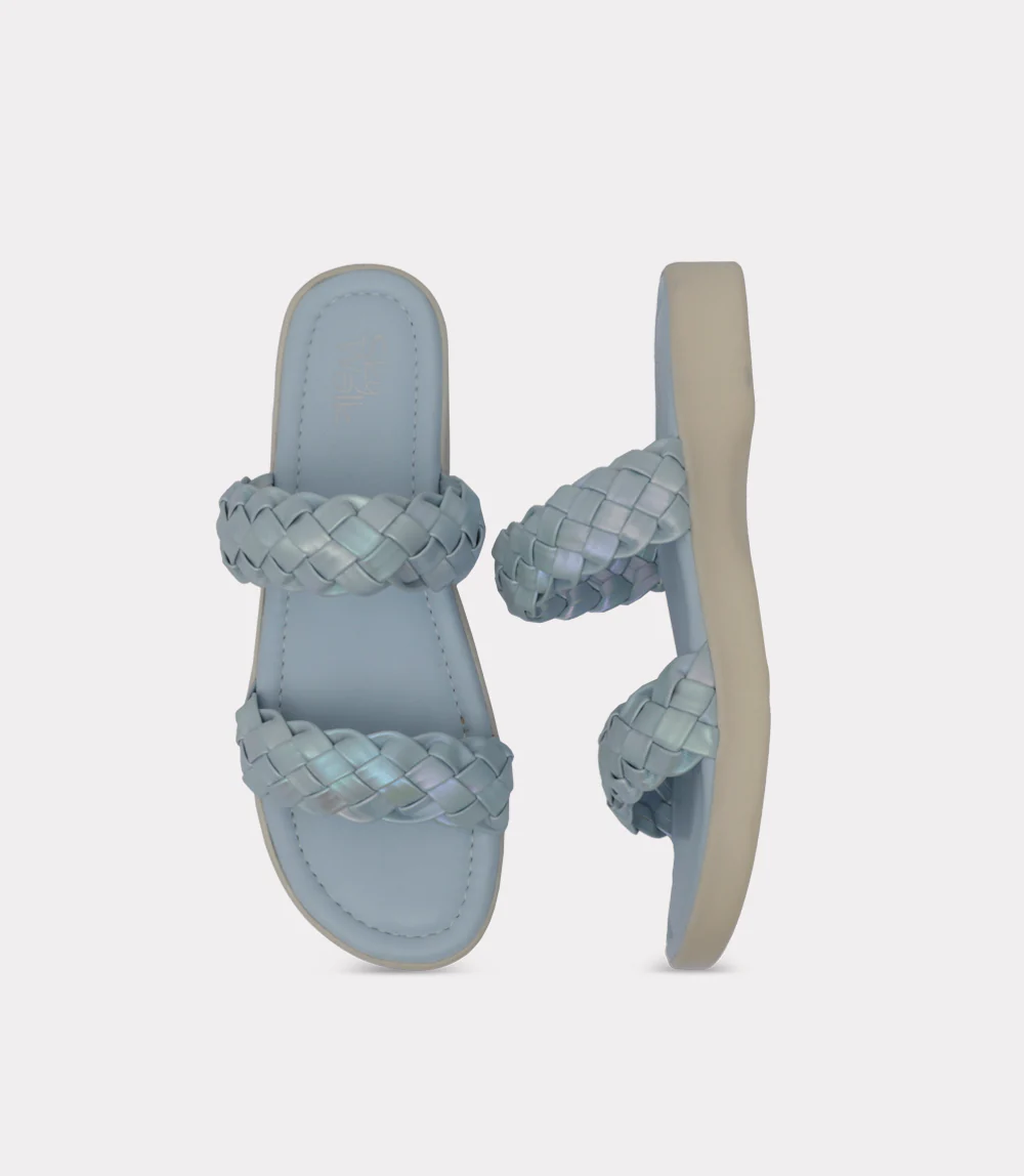 Women Comfort Slipper-SKY BLUE - Image 4