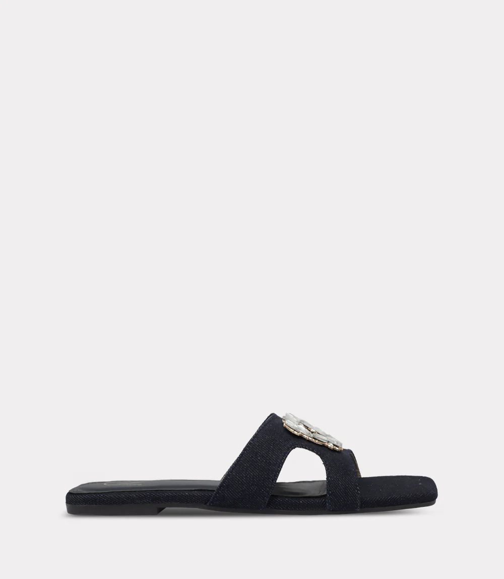 Women Slipper-DENIM BLUE