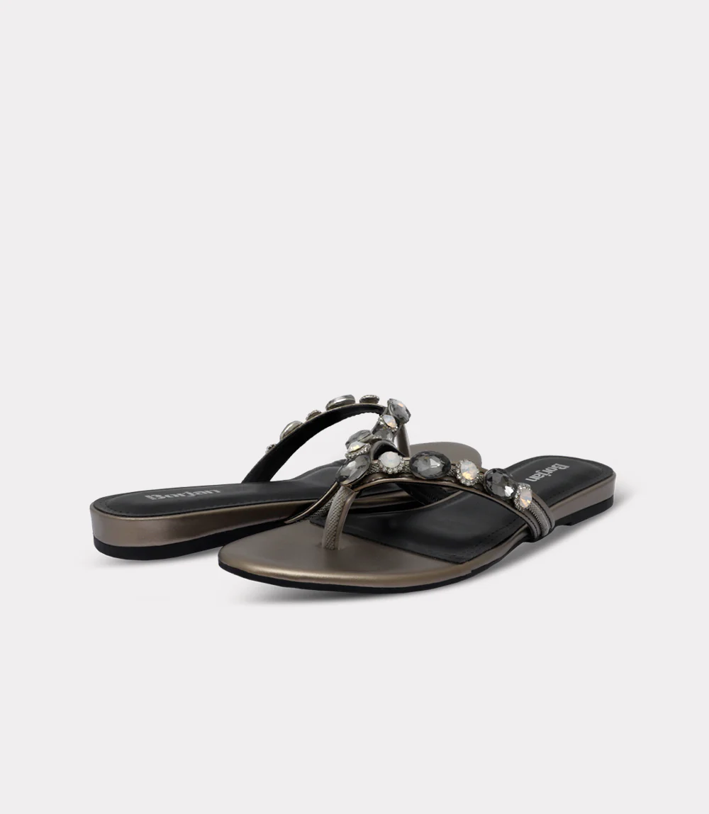 Women Chappal-PEWTER - Image 3