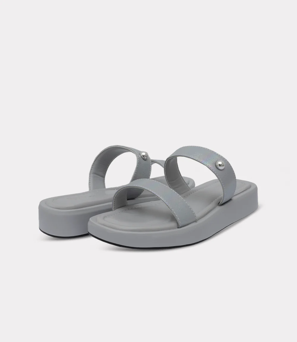 Women Comfort Slipper-GREY - Image 3