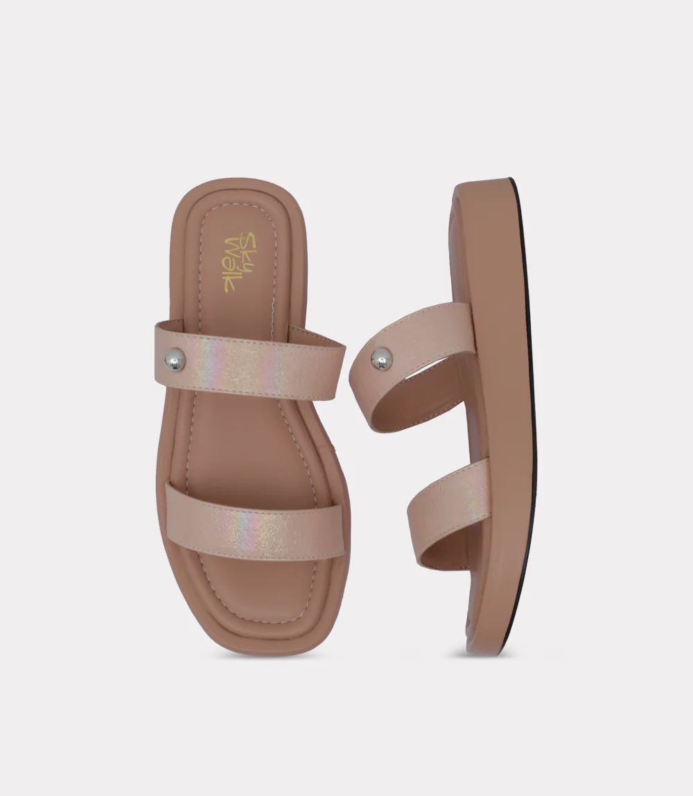 Women Comfort Slipper-PEACH - Image 4